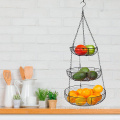 3-Tier Wire Basket Storage Stand For Fruit Vegetables Household Items Tiered Stand Baskets for Kitchen Organization